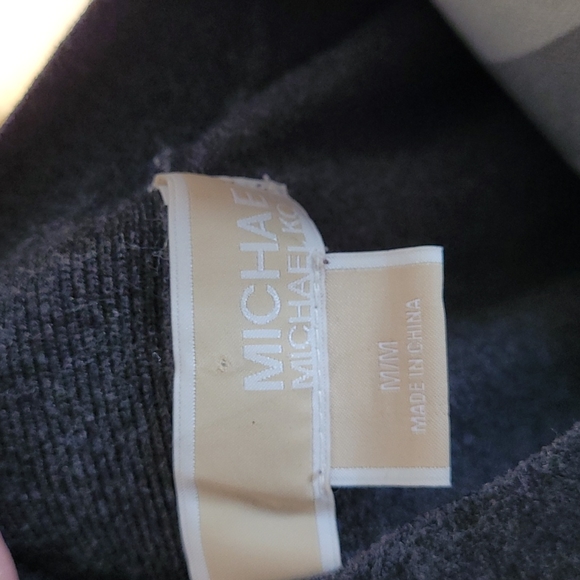 Michael KORS sz medium gray cardigan sweater WT258 - Picture 4 of 4